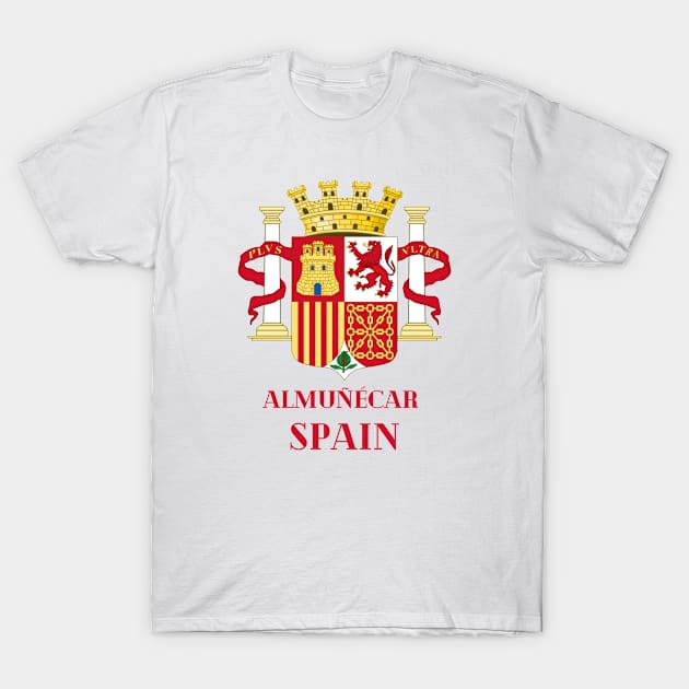 Almuñécar Spain. Gift Ideas For The Spanish Travel Enthusiast. T-Shirt by Papilio Art